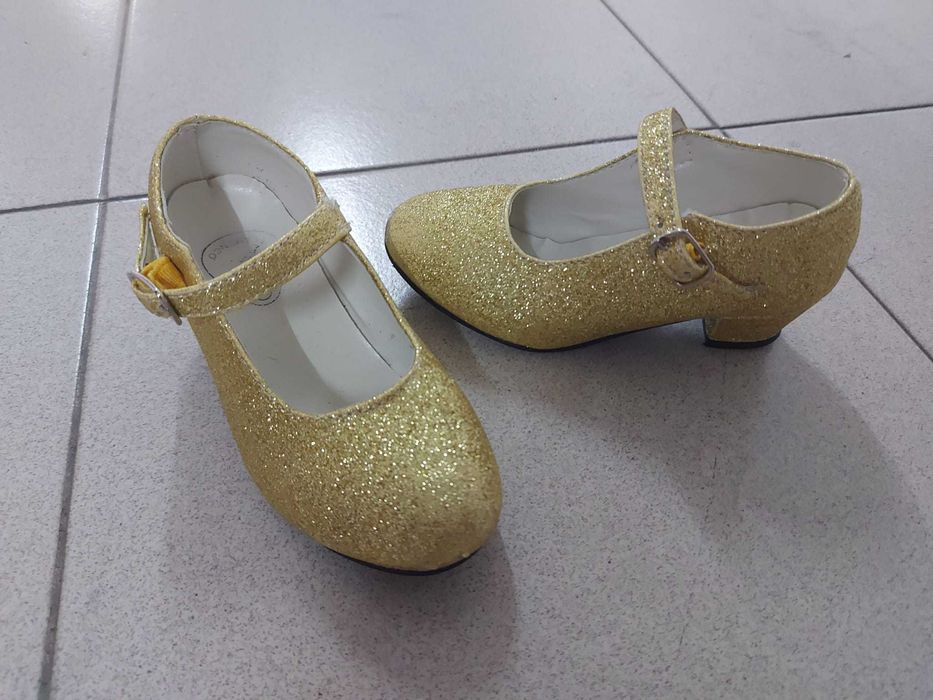 Sapatos Dourado Criança FLAMENCO
