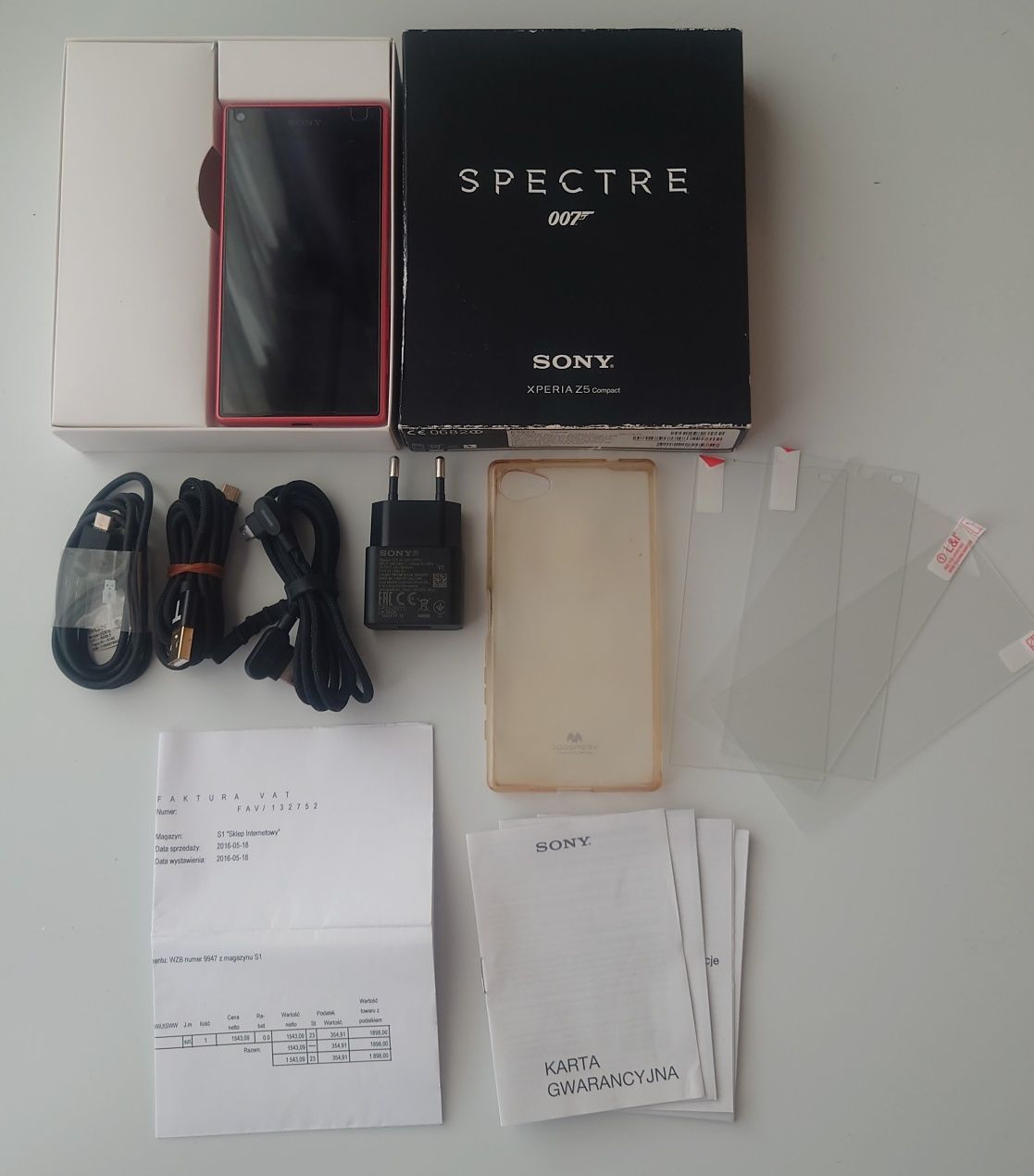 Sony Xperia Z5 Compact E5823 Coral SPECTRE 007 limited edition GRATISY