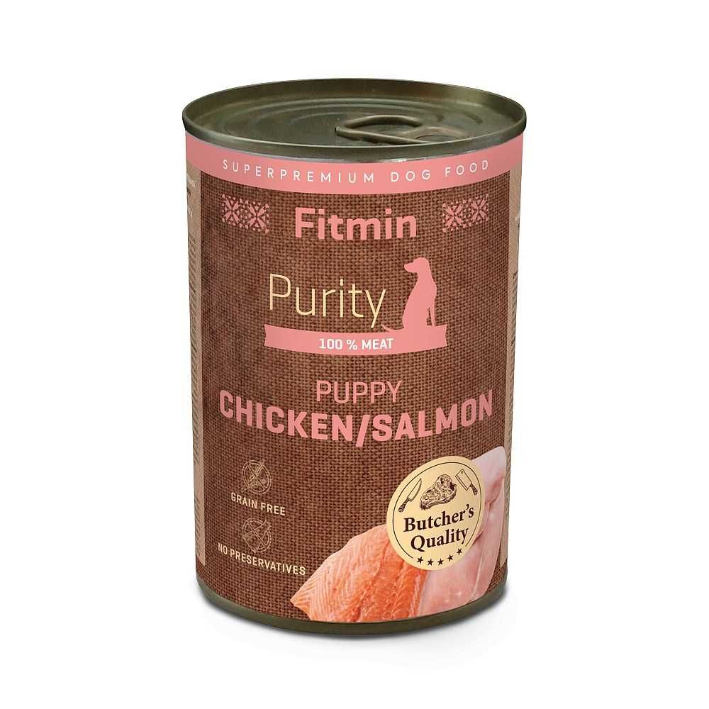 Fitmin Purity karma mokra kurczak z łososiem 400g