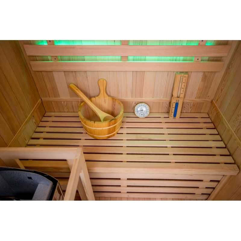 Sauna domowa sucha + panele solne z piecem GN-EA2 120x105x200cm