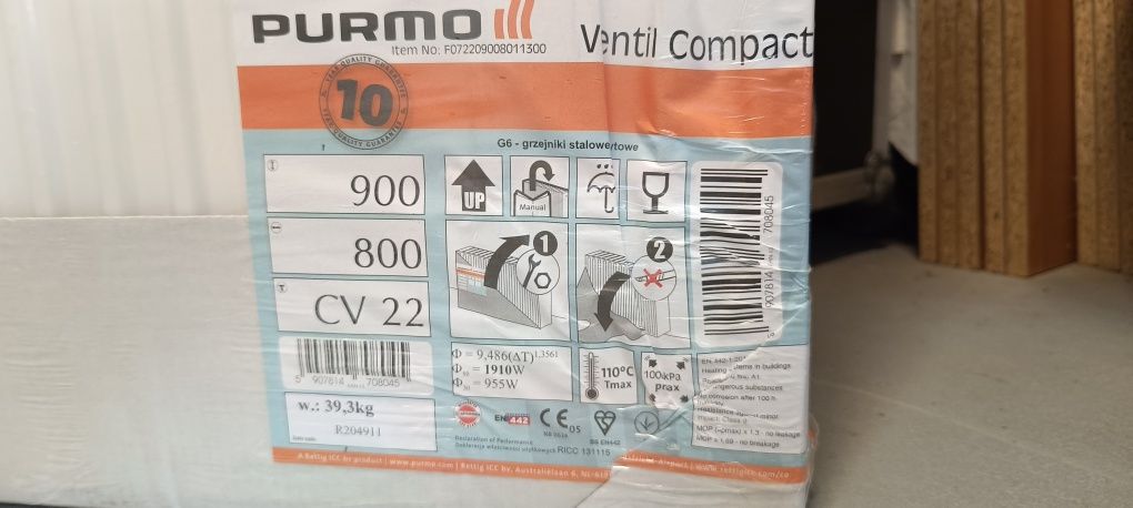 Grzejnik Purmo CV 22 900x800x102