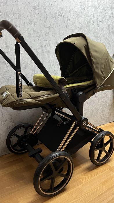 Elektryczny, po serwisie! Cybex e-priam 4.0 rose-gold spacerówka