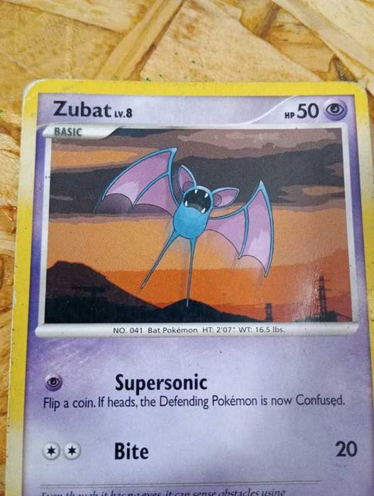 Zubat 108 / 123 - carta pokémon