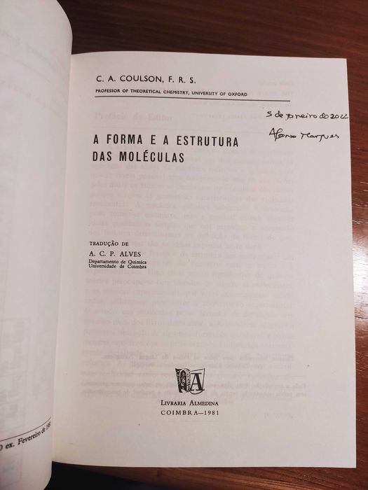 A Forma e Estrutura de Moléculas