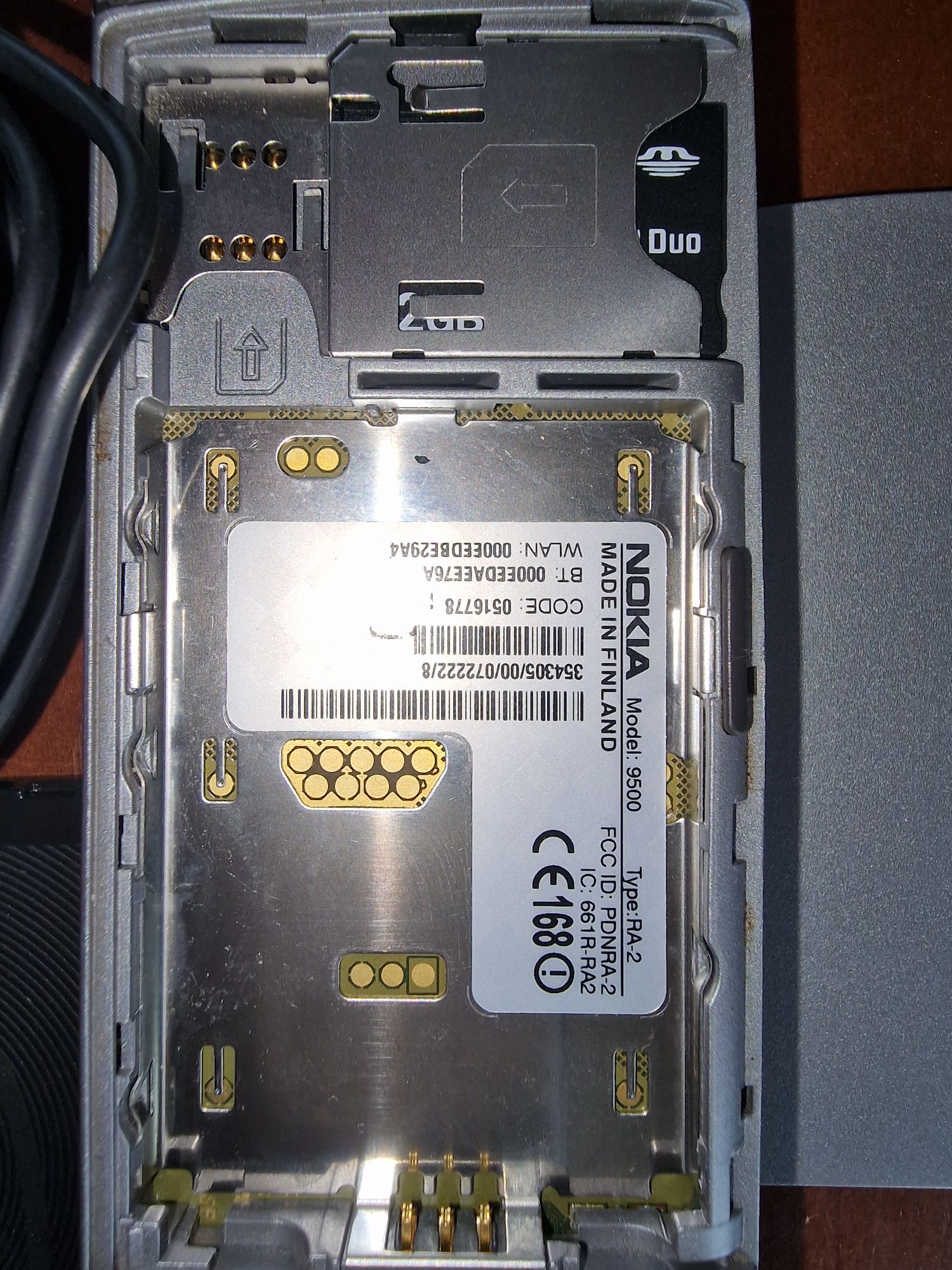 Nokia 9500 urwany zawias unikat