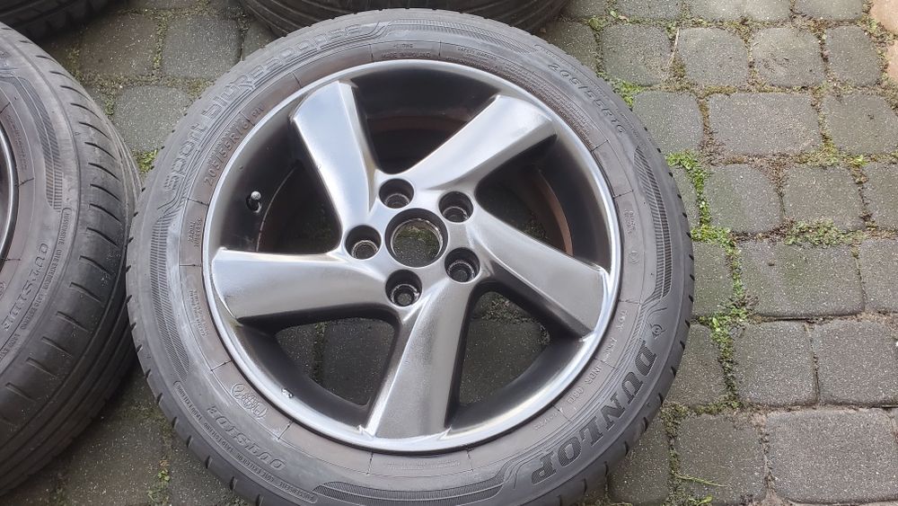 Alufelgi Mazda 6 I GG 16/5x114.3 z oponami Dunlop