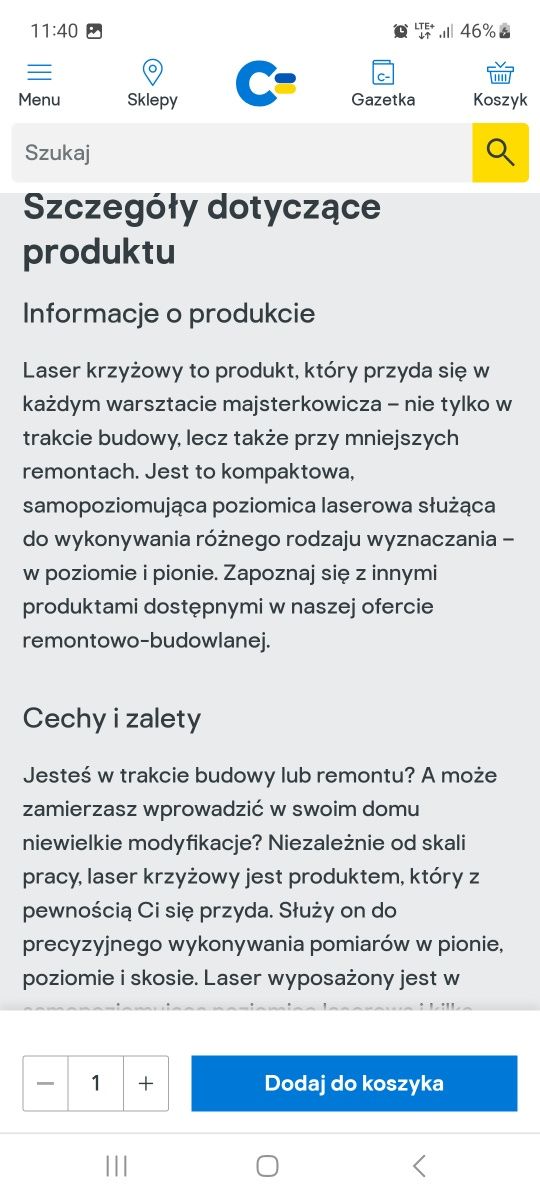 Poziomnica Laserowa MAGNESSON