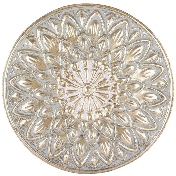 Postarzana metalowa okrągła Dekoracja Ścienna Panel 60 cm 176899