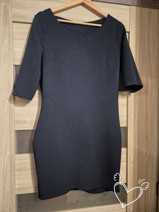 Sukienka Made in Italy S/M granatowa #StylowaKobieta