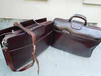 Портфель, саквояж, сумка, чемодан кожаные