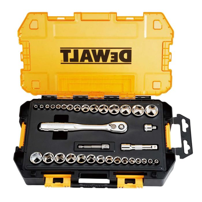 DeWALT DWMT45034-0  Набір головок 1/4, 3/8, 34 предмети