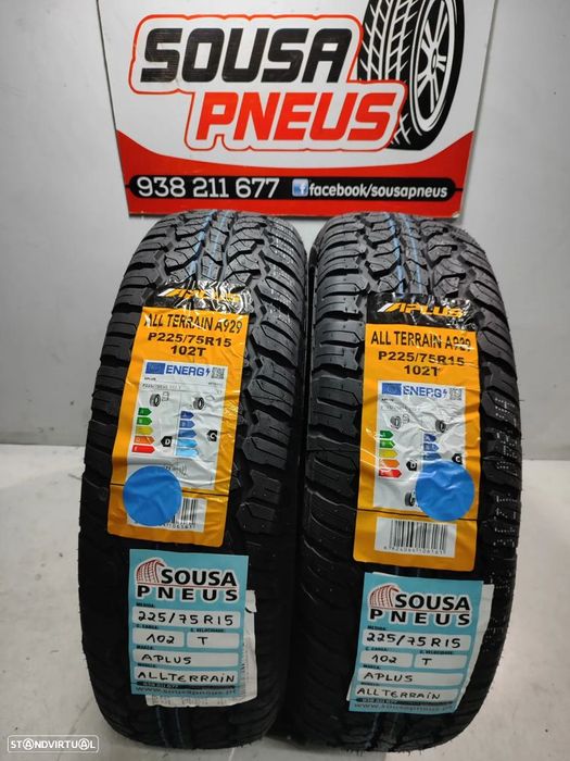 2 pneus novos 225-75r15 aplus - oferta da entrega