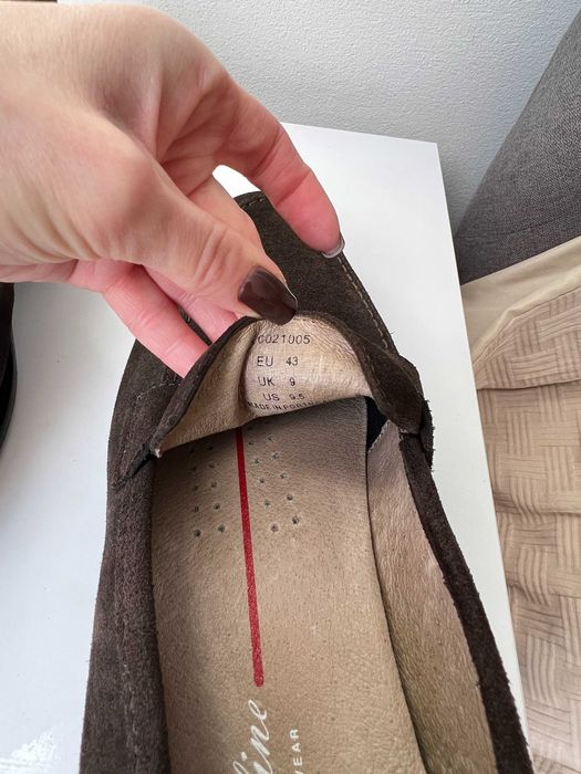 Чоловічі шоколадні замшеві лофери шкіряні туфлі шкіра лофери мокасіни