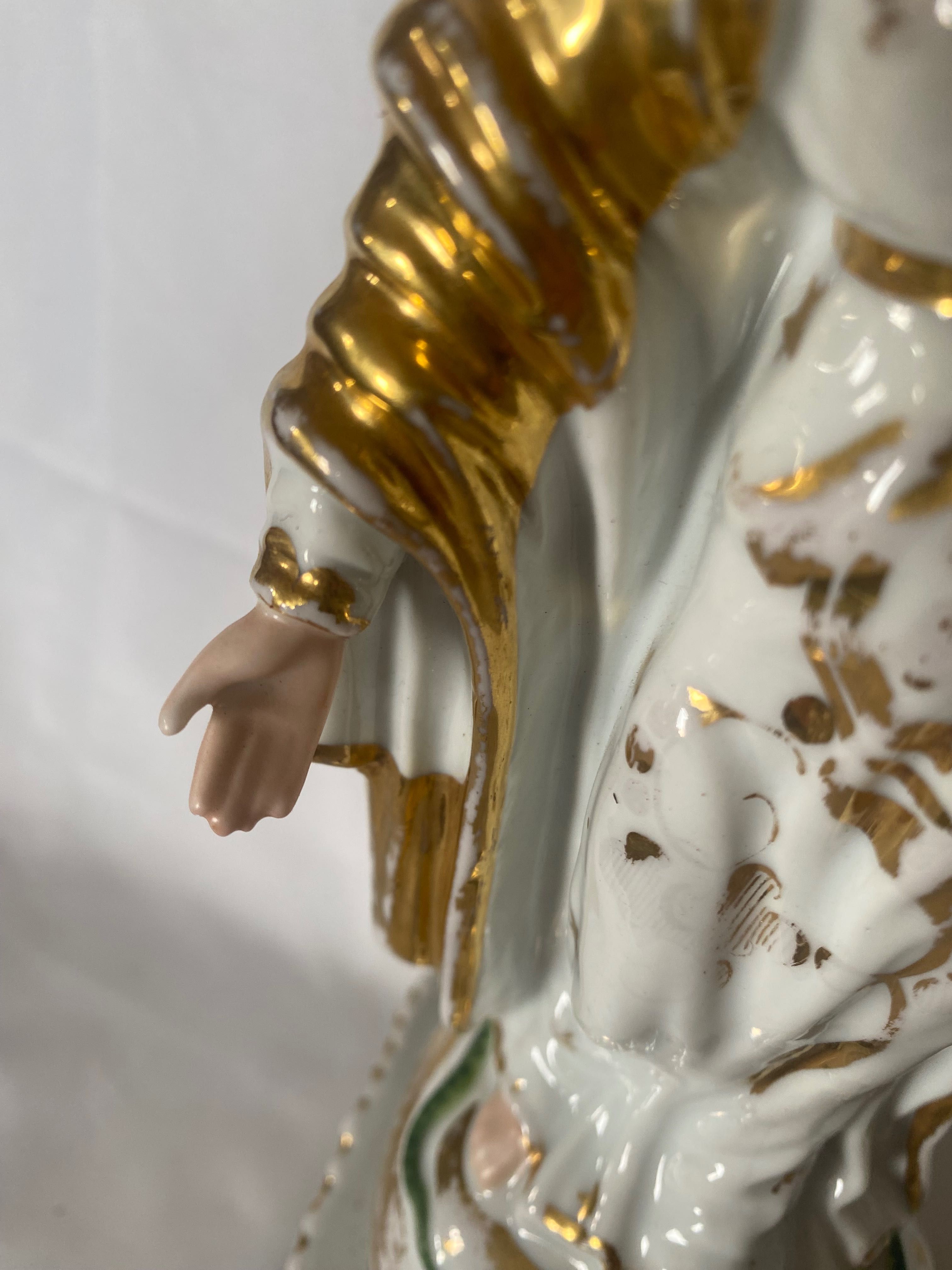 N Sra das Graças em porcelana