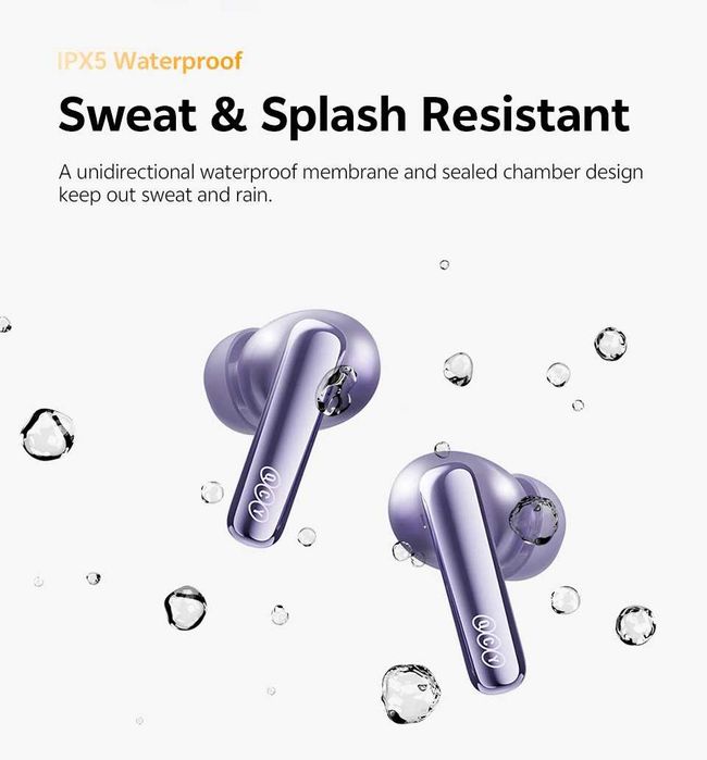 Навушники QCY MeloBuds N70 Hi-Res LDAC PureSilenz ANC MEMS BT6.0