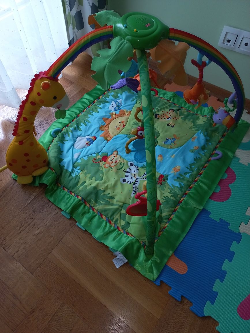 Mata edukacyjna Fisher Price Rainforest, do zabawy  dla niemowlaka