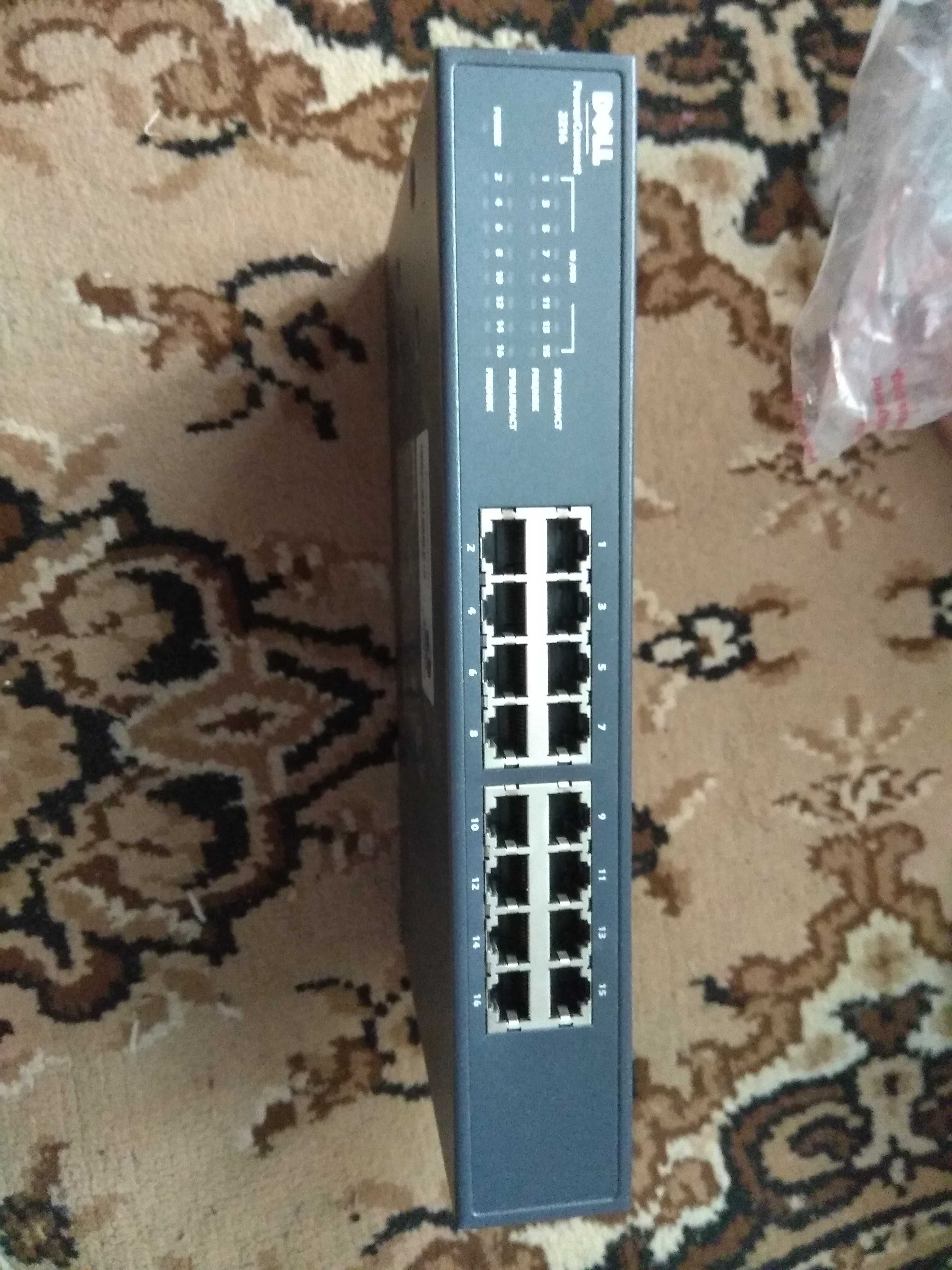 Свіч Комутатор Dell PowerConnect 2216 Ethernet Network Switch 16 Port