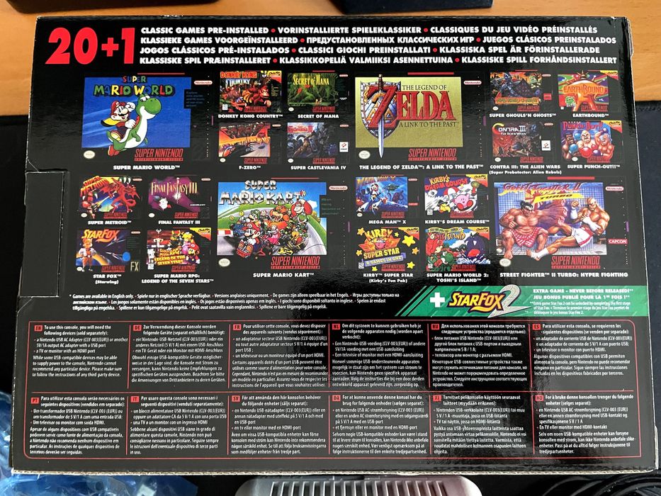 Consola Nintendo SNES Mini