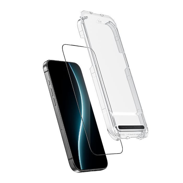 Benks Hartowane szkło Glass Warrior HD do Iphone 17 Pro czarne