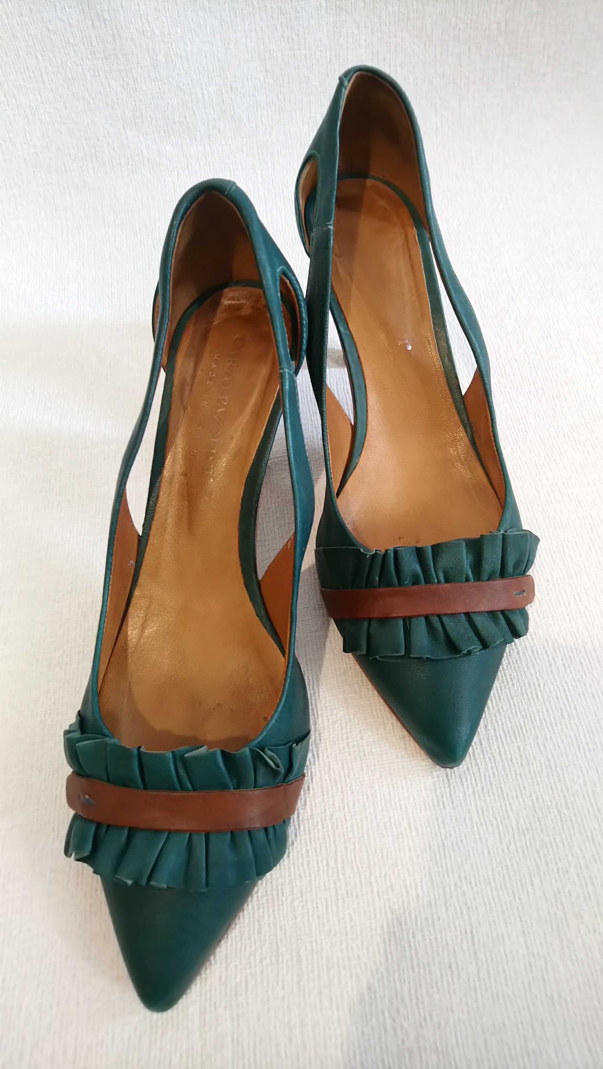 Женские туфли босоножки Carlo Pazolini 40 41 кожа Испания