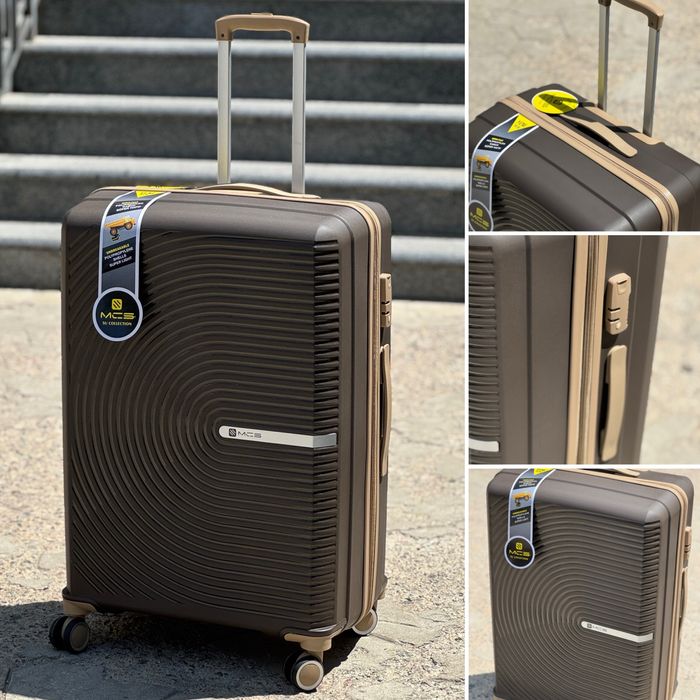 Полипропилен! MCS 366 !Чемодан Турция на колесах,валіза,сумка на колес