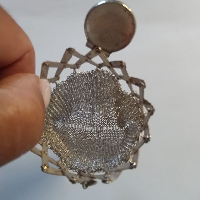 Bolsa porta moedas em prata