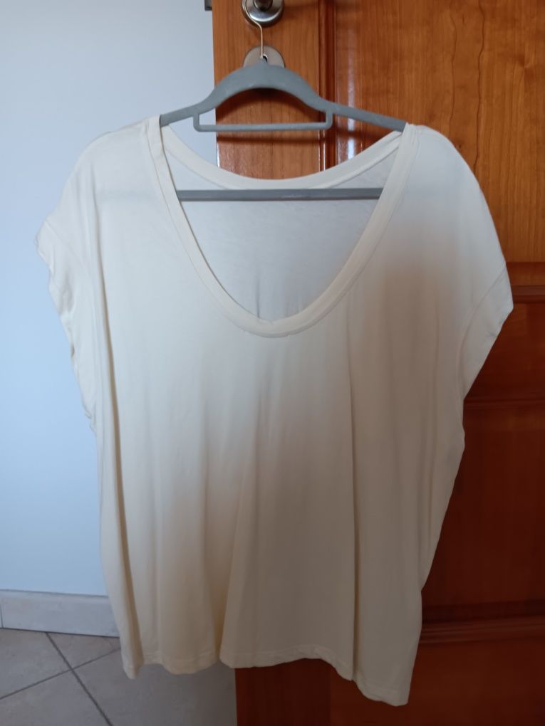 Top Tamanho Creme 2xl