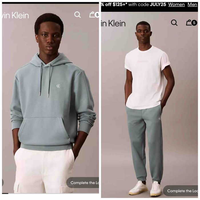 Костюм унісекс Calvin klein, фліс, Л-ХЛ, ОРИГІНАЛ