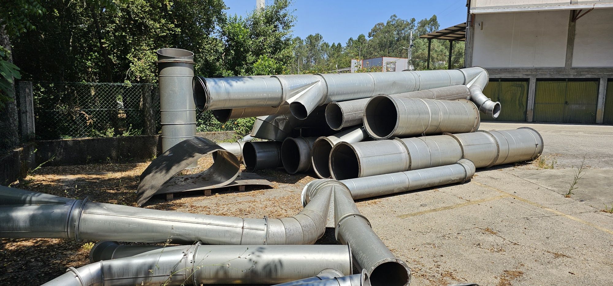 Tubagem de ventilação industrial