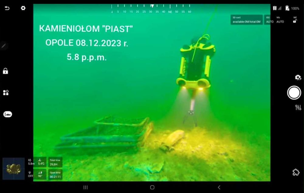 Dron podwodny ROV Chasing M2 Fotografia podwodna Inspekcje podwodne