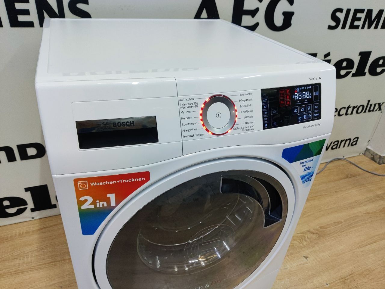 Стирально-сушильная машина BOSCH™ Serie6 Wash&Dry. 9/6kg.Идеал. 2019г.