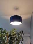 Klosz 2 szt. do lampy sufitowej, granatowy