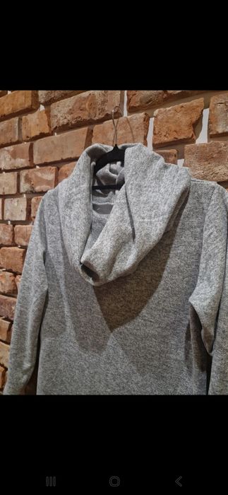 Szara tunika rękaw 3/4 rozmiar uniwersalny