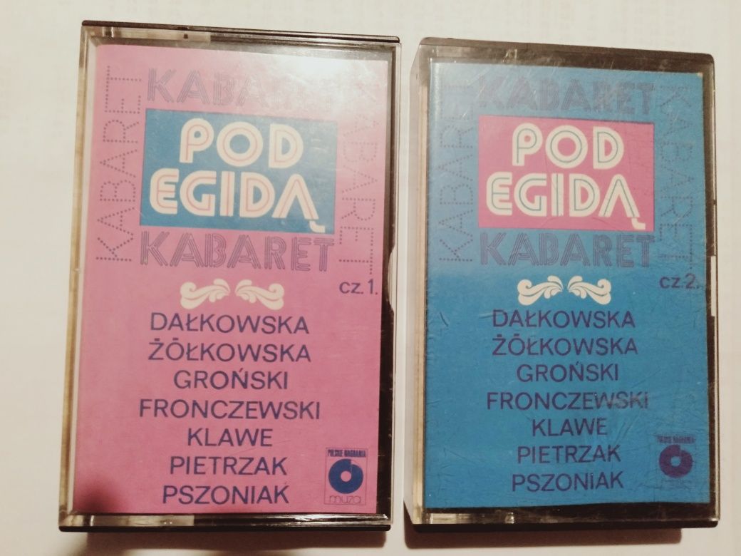 Kabaret pod Egida.Jan Pietrzaka - 1+2 cz.kasety magnetofonowe