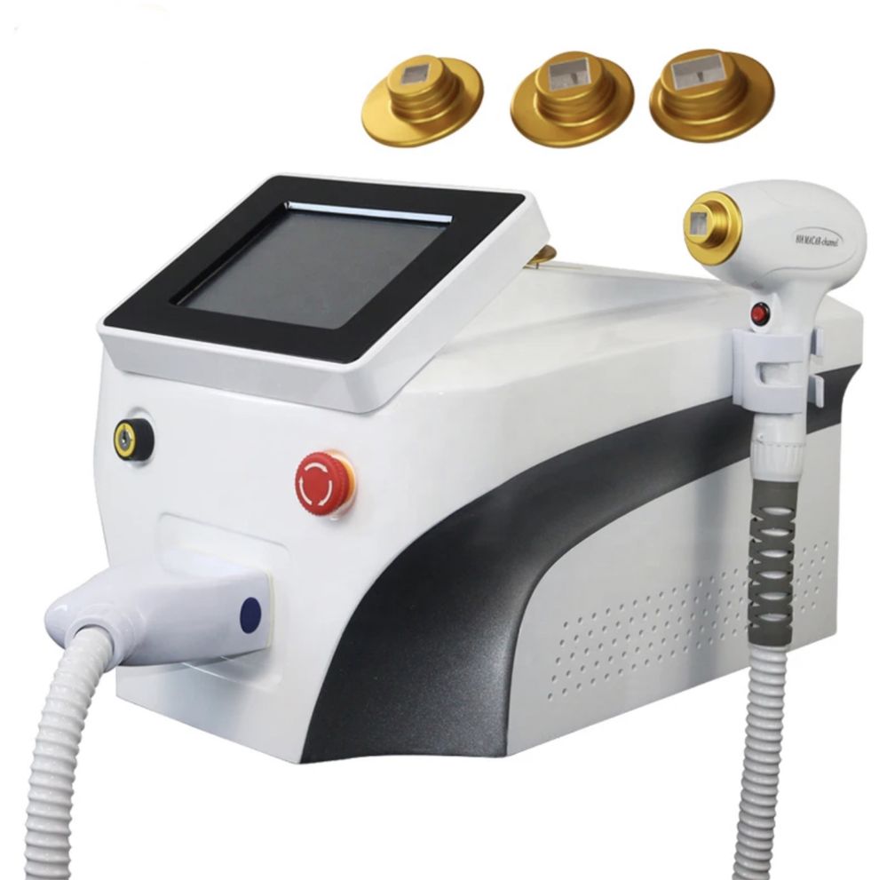 Máquina depilação laser 3 ondas 2000w novo sistema