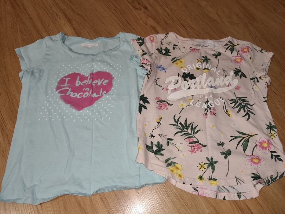 Dwie bluzki dziewczęce 134/140 lat 8-10