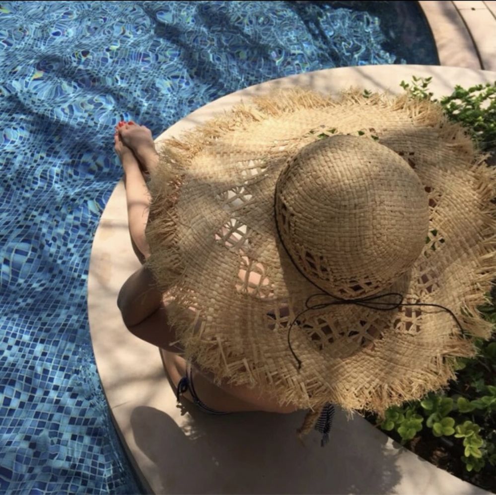 Шляпа жіноча солома