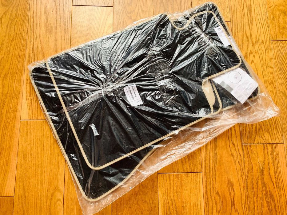 Оригінал Коврики велюр бежеві BMW 5 4 F90 G30 поліки килими