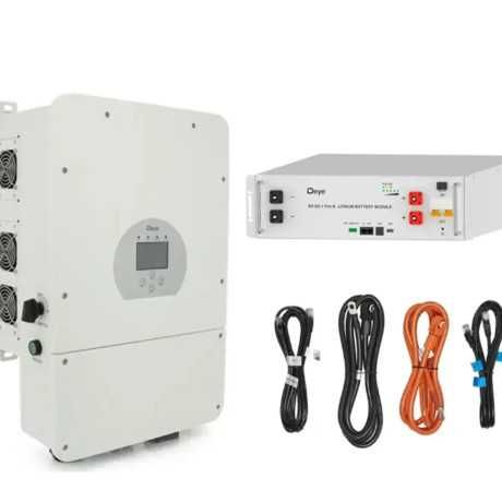 Комплект живлення Deye (8 кВт, 1 фаза) + АКБ (5,12 кВт, 51,2 В, 100AH)