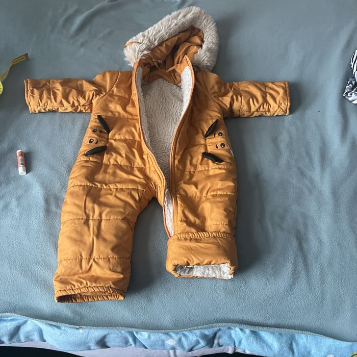 Дитячий комбінезон на овчині
