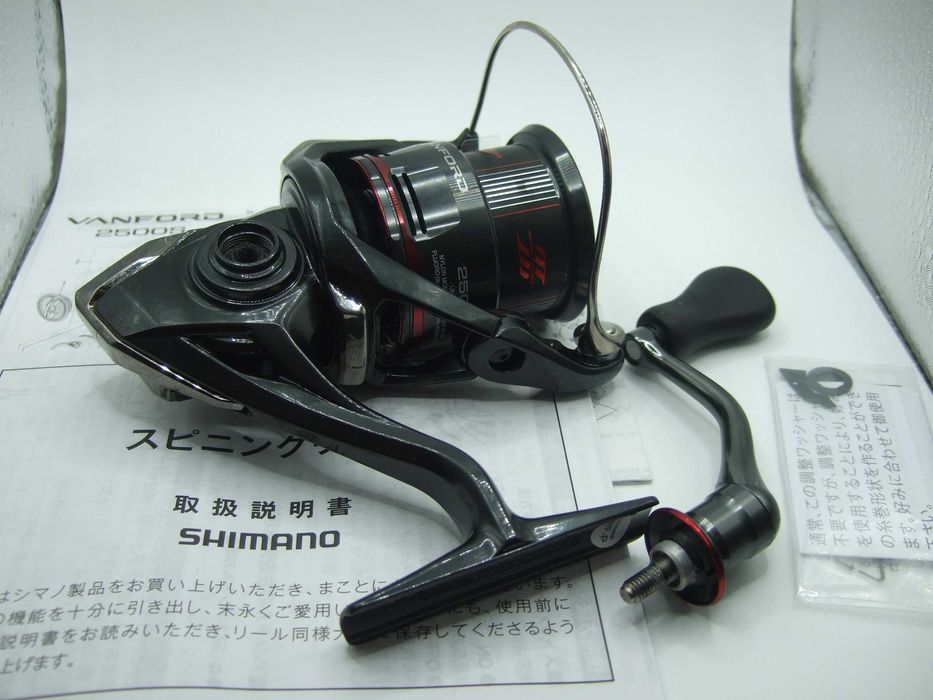 Котушки Shimano Cardiff, Complex, Soare та Vanford.