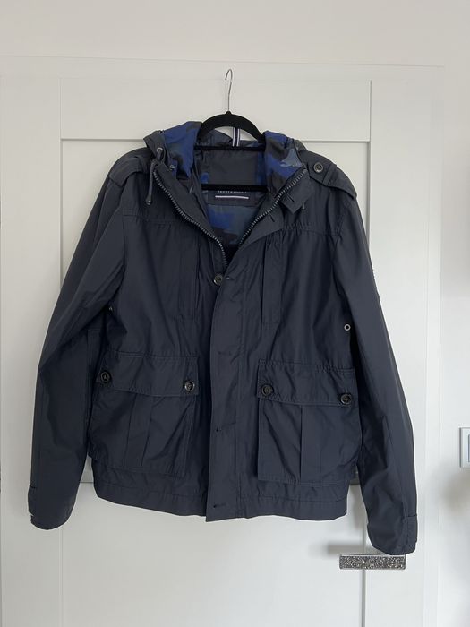 Tommy Hilfiger kurtka wiatrówka męska XL granatowa