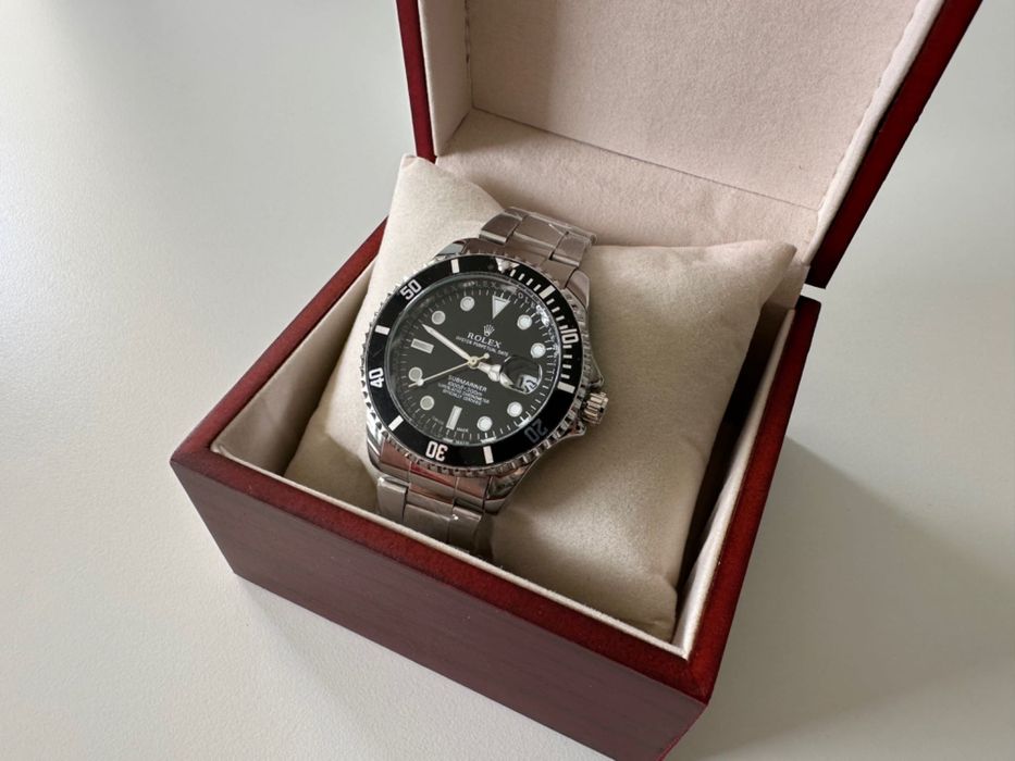Relógio Rolex Submariner Oyster Perpetual Date Preto Novo
