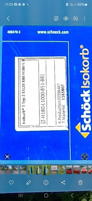Sprzedam izokorb schőck