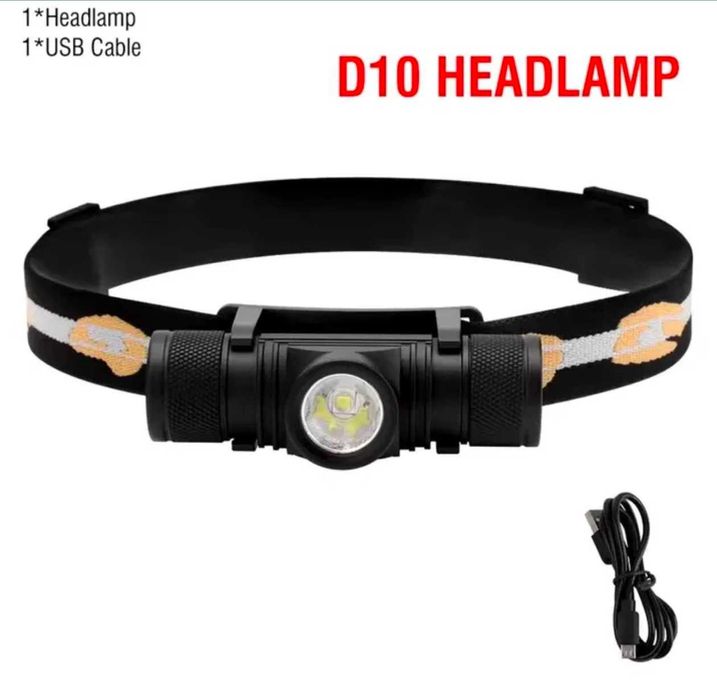 Налобный фонарь Boruit D10