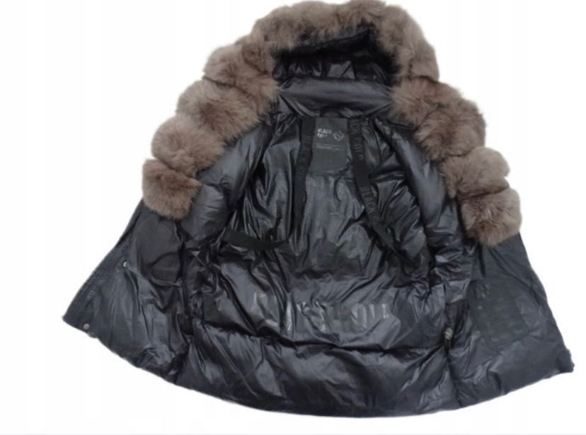 Blackgold kurtka puchowa jenotem typ liza bruce miss fofo roz.M