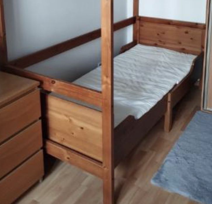 Łóżko dziecięce IKEA Leksvik – rośnie razem z dzieckiem