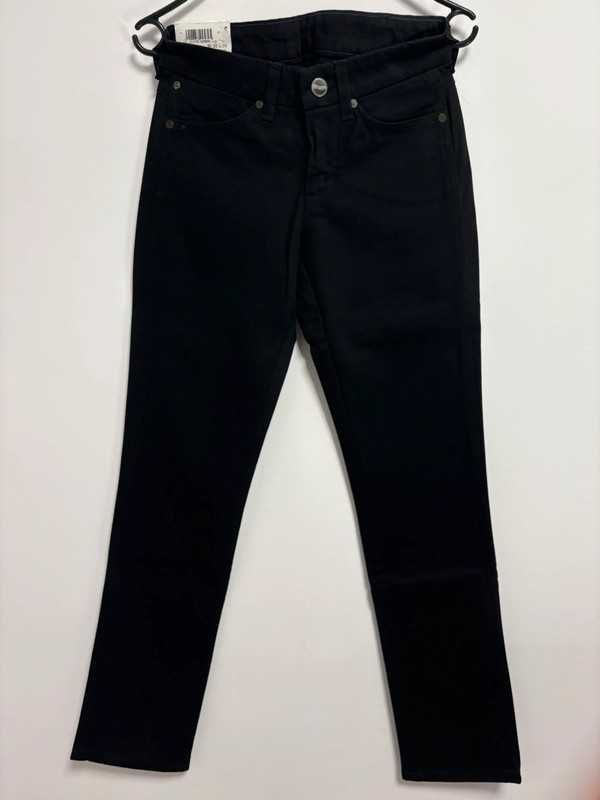 Wrangler Sofia W26 L34 Damskie Jeansy Slim Fit Czarne Stretch Denim
