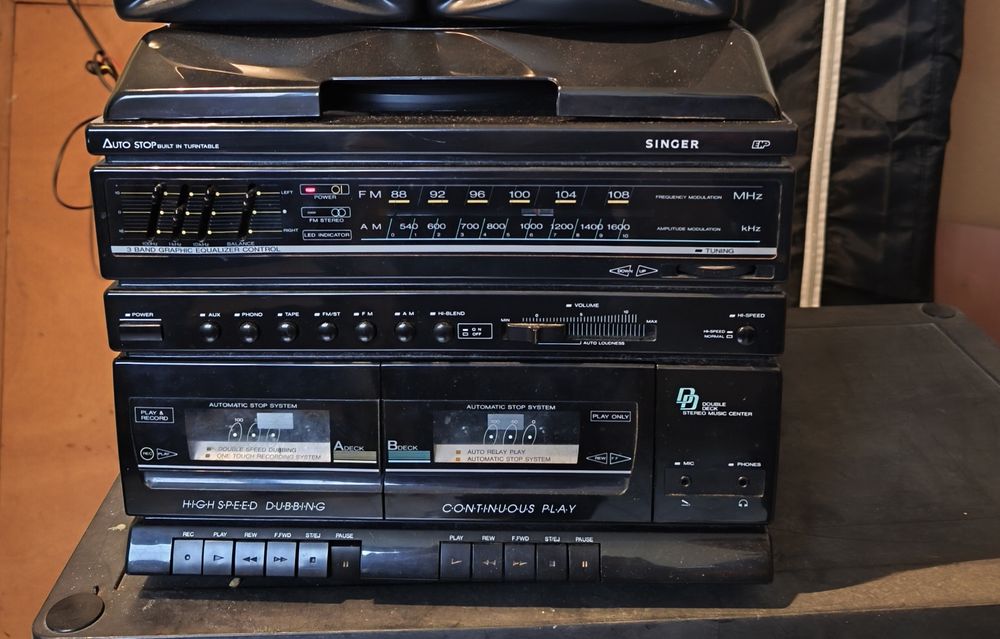 Aparelhagem a funcionar