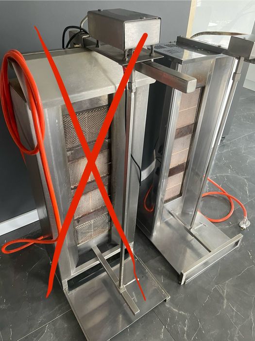 Opiekacz do kebaba gazowy grill rożen rożno urządzenie do kebaba